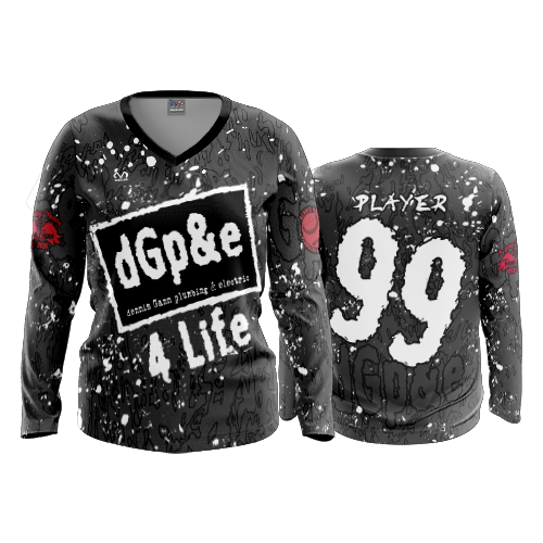 WOMENS V-NECK LONGSLEEVE DGPE-NEW-WORLD2