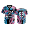 MENS 2-BUTTON SCOOP NECK LYCRA MESH MAYPORT-MARINERS-1