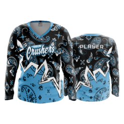 WOMENS V-NECK LONGSLEEVE CAROLINA-CRUSHERS