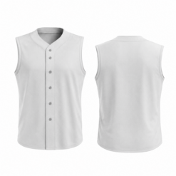 MENS SLEEVELESS FULL BUTTON - ADD ON
