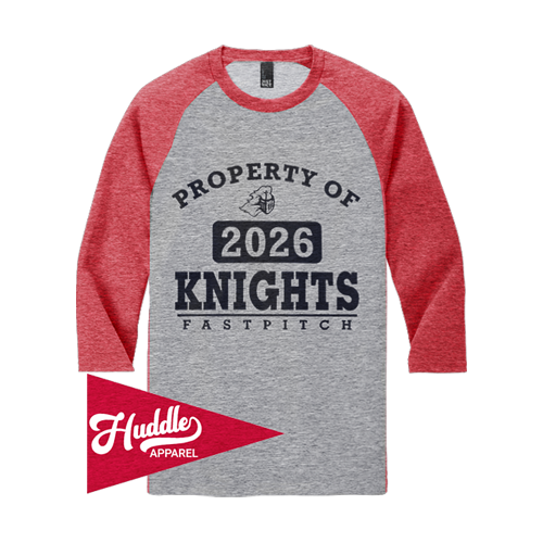DISTRICT ¾ RAGLAN SLEEVE LADY-KNIGHTS-FR