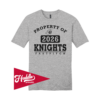 DISTRICT UNISEX T-SHIRT LADY-KNIGHTS-FR