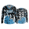 WOMENS V-NECK LONGSLEEVE KING-COAL-1