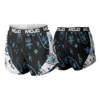 WOMENS MICRO FIBER RUN SHORT KING-COAL-2