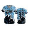 WOMENS V-NECK KING-COAL-2