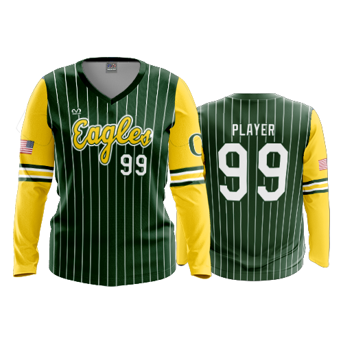 WOMENS V-NECK LONGSLEEVE OREGON-EAGLES-1
