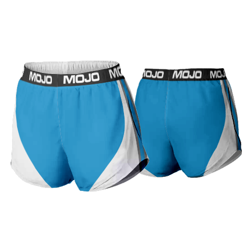 WOMENS MICRO FIBER RUN SHORT SMURF-SMASHERS-1