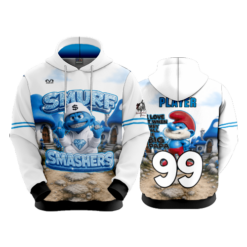 UNISEX FLEECE HOODY SMURF-SMASHERS-1