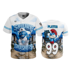 MENS HEAVYWEIGHT FULL BUTTON DOWN SMURF-SMASHERS-1