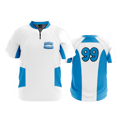 UNISEX DERBY JACKET SHORT SLEEVE SMURF-SMASHERS-2