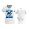 WOMENS SPIRIT V-NECK SMURF-SMASHERS-2