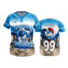 WOMENS NO BUTTON SCOOP NECK SMURF-SMASHERS-2