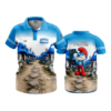 WOMENS 4 WAY POLO SMURF-SMASHERS-2