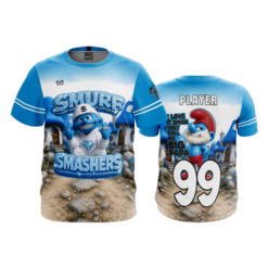 MENS SPORT CREW NECK SMURF-SMASHERS-2