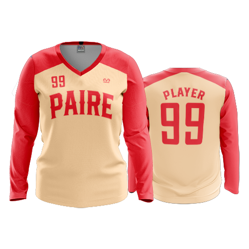 WOMENS V-NECK LONGSLEEVE PAIRE-1