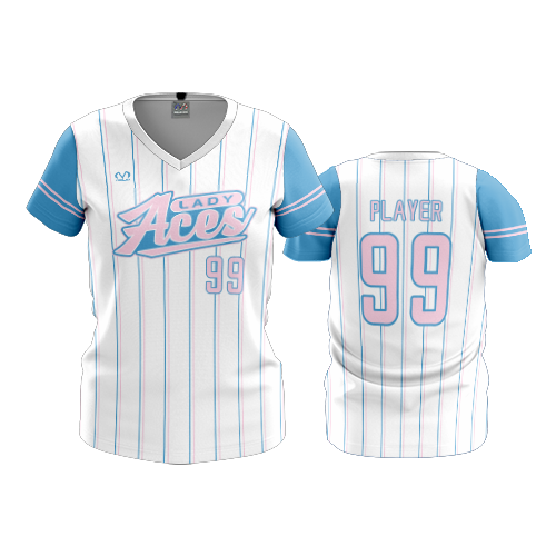 WOMENS V-NECK LADY-ACES-1