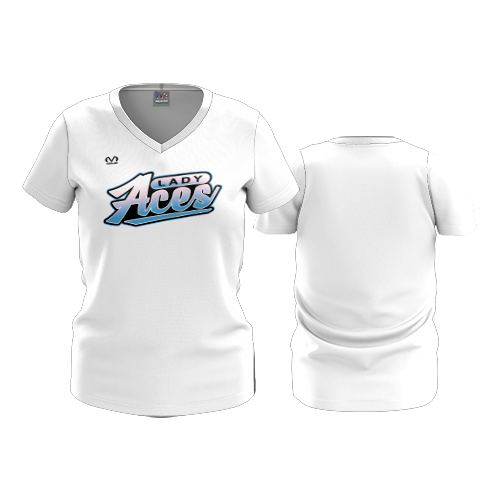WOMENS SPIRIT V-NECK LADY-ACES-2