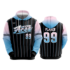 UNISEX FLEECE HOODY LADY-ACES-2