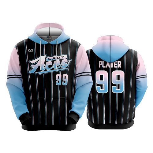 UNISEX FLEECE HOODY LADY-ACES-2