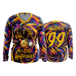 WOMENS V-NECK LONGSLEEVE NO-CUE-WHATSOEVER