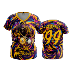 WOMENS V-NECK NO-CUE-WHATSOEVER