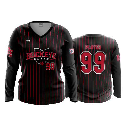 WOMENS V-NECK LONGSLEEVE BUCKEYE-ELITE-1