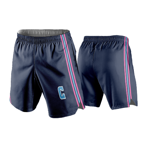 MENS MIRCO FIBER 160gsm SHORT CENTRAL-OHIO-CYCLONES-1