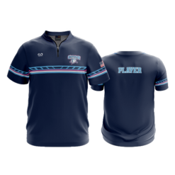 UNISEX QUARTER ZIP MICRO FIBER SHORT SLEEVE CENTRAL-OHIO-CYCLONES-1