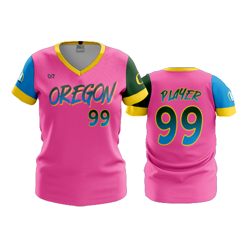 WOMENS V-NECK OREGON-EAGLES-ALT
