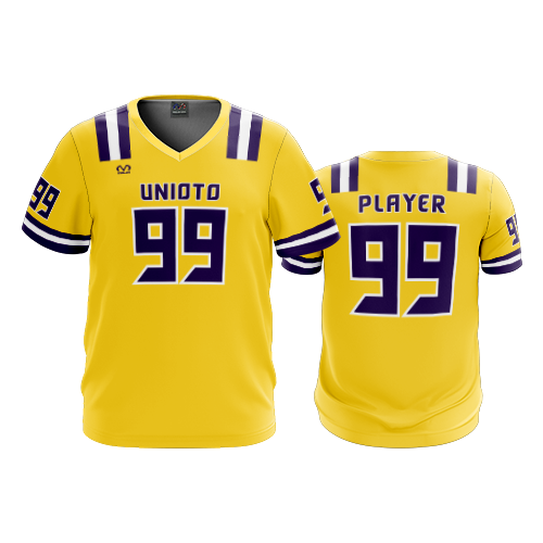 MENS SPORT V-NECK UNIOTO-FLAG-FOOTBALL