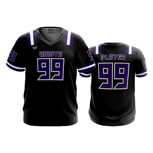 MENS SPORT V-NECK UNIOTO-FLAG-FOOTBALL