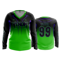 WOMENS V-NECK LONGSLEEVE VENOM-1