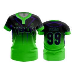 WOMENS NO BUTTON SCOOP NECK VENOM-1