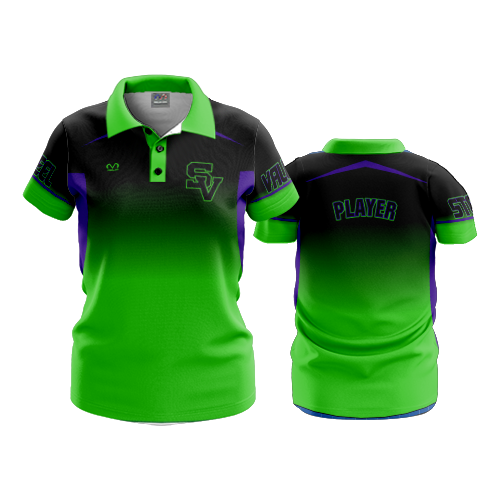 WOMENS 4 WAY POLO VENOM-1