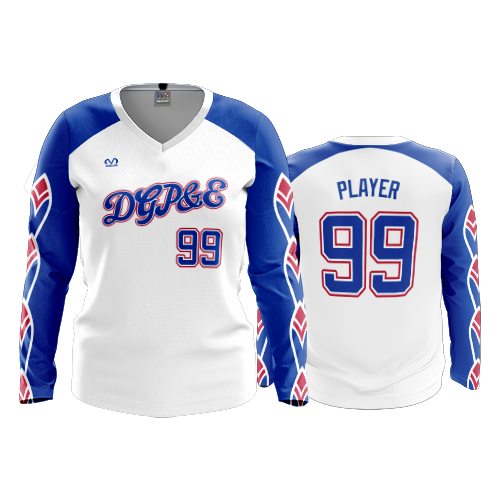 WOMENS V-NECK LONGSLEEVE DGPE-BRAVES