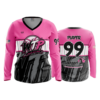 WOMENS V-NECK LONGSLEEVE WARNING-TRACK-POWER-1