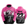 UNISEX FLEECE HOODY WARNING-TRACK-POWER-1
