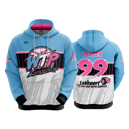 UNISEX FLEECE HOODY WARNING-TRACK-POWER-2
