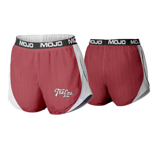 WOMENS MICRO FIBER RUN SHORT CARDINALS-THE-LOU