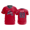 MENS SPORT V-NECK COLUMBUS-SHARKS-RED