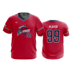 MENS SPORT V-NECK COLUMBUS-SHARKS-RED