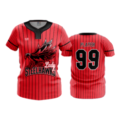 WOMENS NO BUTTON SCOOP NECK LADY-STEELHAWKS-1