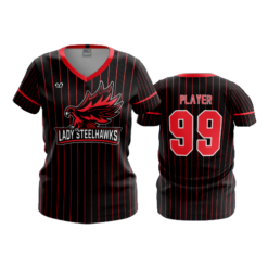 WOMENS V-NECK LADY-STEELHAWKS-2