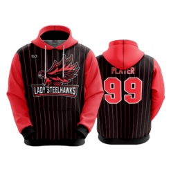 UNISEX FLEECE HOODY LADY-STEELHAWKS-2