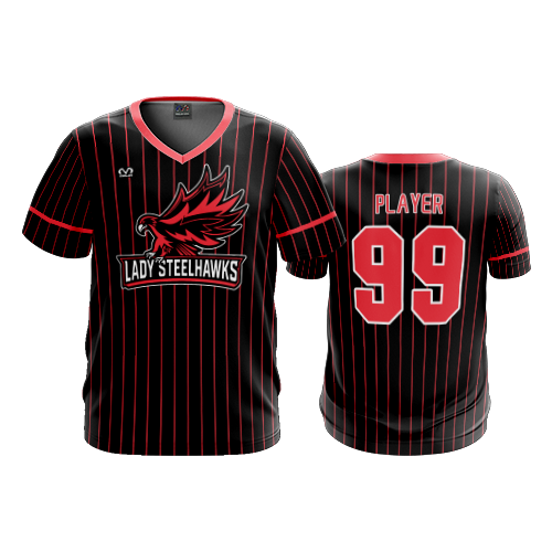MENS SPORT V-NECK LADY-STEELHAWKS-2