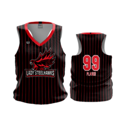 WOMENS RACERBACK TANK LADY-STEELHAWKS-RACERS