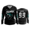 WOMENS V-NECK LONGSLEEVE COLUMBUS-SHARKS-1