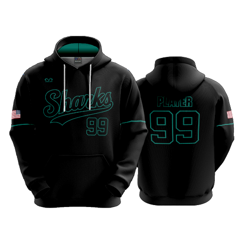 UNISEX FLEECE HOODY COLUMBUS-SHARKS-2