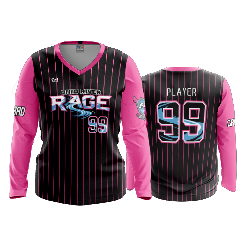 WOMENS V-NECK LONGSLEEVE OHIO-RIVER-RAGE-2