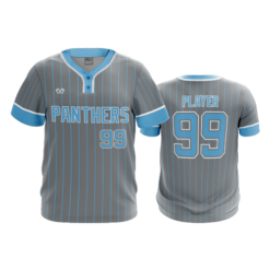 MENS 2-BUTTON SCOOP NECK LYCRA MESH OHIO-PANTHERS-1